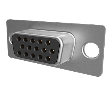 Amphenol Communications Solutions-10090770-S154ALF Connector D-Subminiature D-Sub High Density Board Mount Connectors, Input Output Connectors, 15-Way Female Solder Bucket, 200 Mating cycles