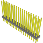 Conn Unshrouded Header HDR 40 POS 2mm Solder ST Top Entry Thru-Hole Bulk