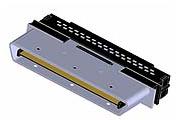 Molex-0714253001 Conector SCSI Conn SCSI PL 68 POS 0.8mm IDT RA Cable Mount 68 Terminal 1 Port Ultra+™ Tray