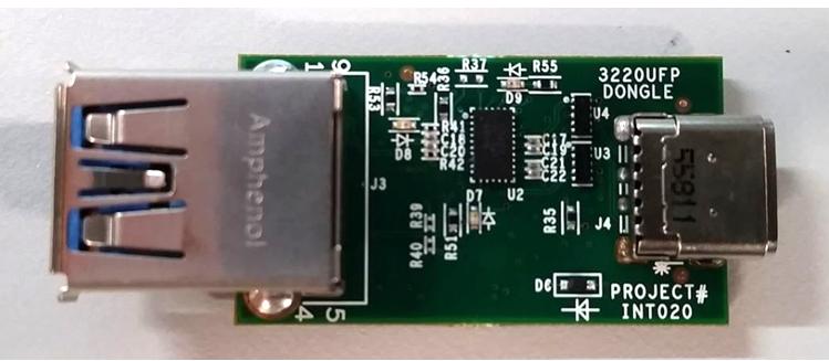 Texas Instruments-3220UFP-DGLEVM Kits et outils de développement HD3SS3220  USB Interface IC Evaluation Board