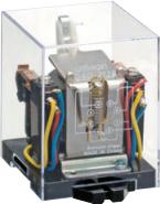 Omron-G4Q212SDC24 Autres relais Electromechanical Relay 24VDC 155Ohm 5A DPDT(92.5x63.5x80)mm Socket Ratchet Relay