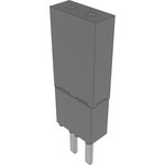 Conn Elevated Socket SKT 2 POS 2.54mm Solder ST Thru-Hole Bulk
