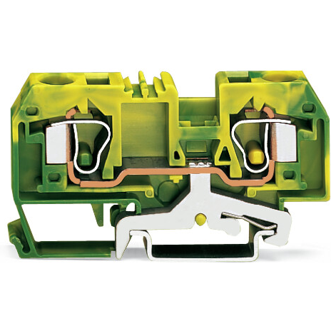 WAGO-284-907 Blocs de raccordement de terminaux Conn Terminal Block F 2 POS T DIN Rail Box