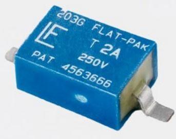 Littelfuse-0203.250HXG Fusibles Fuse Subminiature Slow Blow Acting 0.25A 250V SMD Gull Wing 10.16 X 6.35 X 4.19mm Thermoplastic Bulk CSA/UL