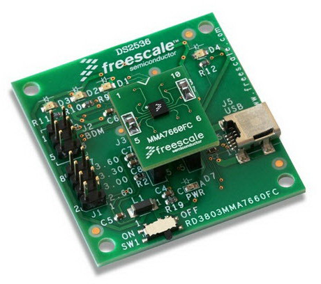 NXP Semiconductors-KIT3803MMA7660FC 传感器开发电路板和套件 MMA7660FC Accelerometer Sensor Evaluation Kit
