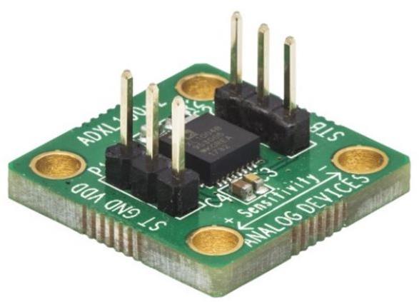 Analog Devices-EVAL-ADXL1003Z Placas y kits de desarrollo del sensor ADXL1003 Accelerometer Sensor Evaluation Board