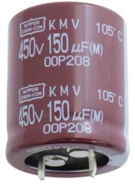 United Chemi Con-EKMV401VSN102MA60S Condensateurs en aluminium Cap Aluminum Lytic 1000uF 400V 20% (35 X 60mm) Snap-In 10mm 2.79A 3000h 105°C Bulk