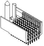 Molex-0740582564 Backplane connettore Conn VHDM HDR 150 POS 1mm Press Fit ST Thru-Hole VHDM® Tube
