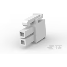 TE Connectivity-1586765-2 Einzeladersteckverbinder, Gehäuse Conn Housing RCP 2 POS Crimp ST Cable Mount White Bag