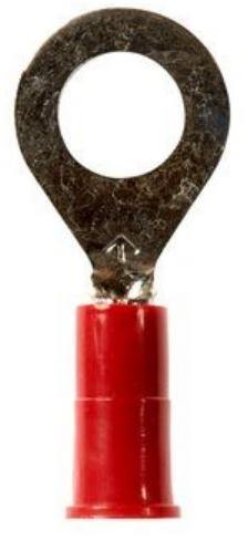 3M-MV18-14R/SK Connector Terminals Ring Tongue Terminal 18-22AWG Electrolytic Copper Red 27.43mm Tin Case