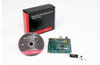 Texas Instruments-TMDS570LS31HDK Sistema integrato, schede e kit di sviluppo TMS570LS31 Microcontroller Hercules Development Kit