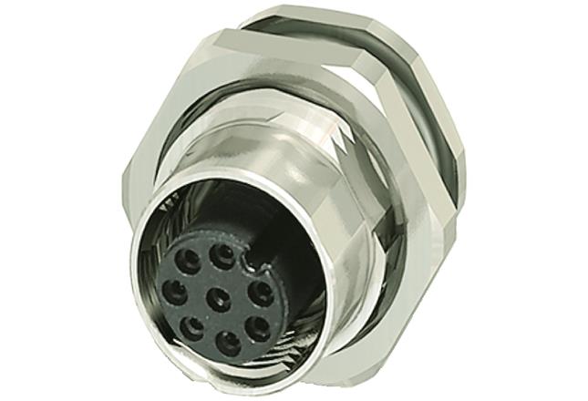 HARTING-21033112801 Steckverbinder, rund M12-Female PFT 8 pole A-coded