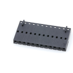 Conn Housing F 12 POS 2.54mm Crimp ST Cable Mount Black SL™ Bag