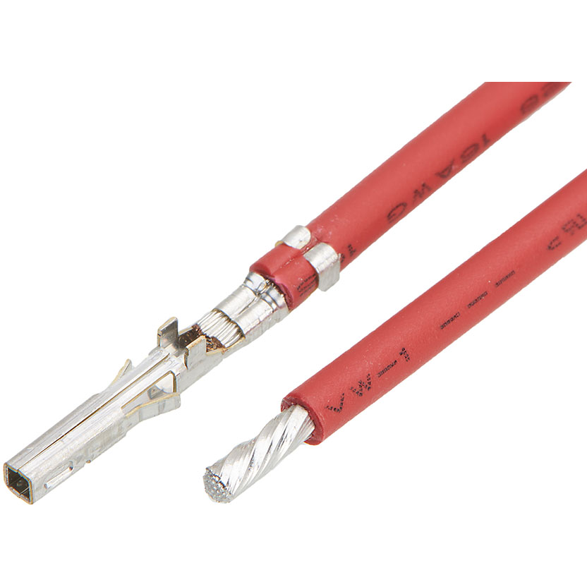 Molex-2196712101 Andere Kabelbaugruppen Cable Assembly UL 11028 0.075m 20AWG Crimp Terminal 1 POS F Crimp Mini-Fit Sigma Bag