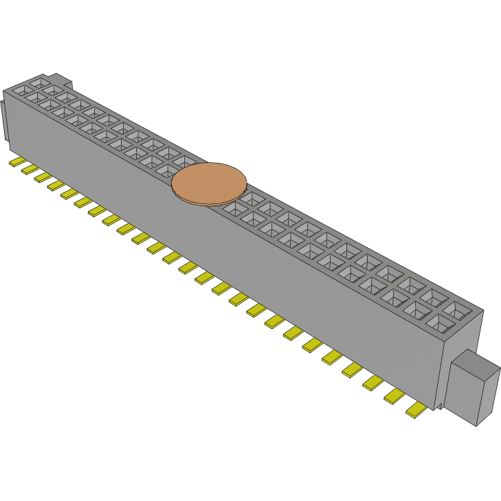 Samtec-SFC-125-T2-F-D-K-TR Steckverbinderleisten und Leiterplattenbuchsen Conn Socket Strip SKT 50 POS 1.27mm Solder ST Top Entry SMD T/R
