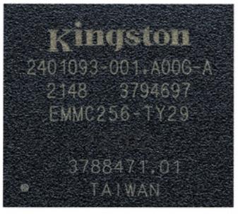 Kingston Technology-EMMC256-TY29-5B101 Flash TLC NAND Flash Serial e-MMC 3.3V 2T-bit 2T/512G/256G x 1/4-bit/8-bit 153-Pin FBGA