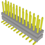Conn Board Stacker HDR 24 POS 2mm Solder ST Top Entry SMD Tube