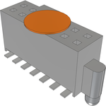 Conn Socket Strip SKT 14 POS 1.27mm Solder ST SMD TIGER EYE™ T/R