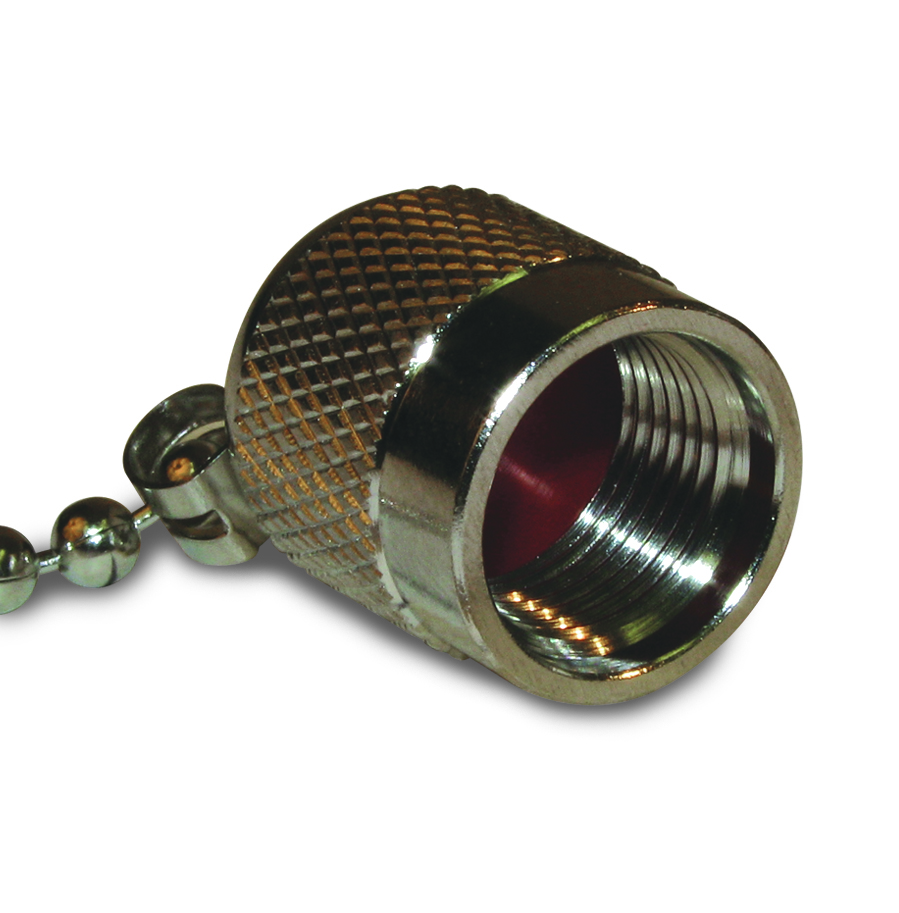 Amphenol RF-202101 Steckverbinderzubehör Connector Accessories Male Cap Straight Brass Nickel