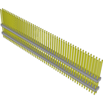 Conn Board Stacker HDR 100 POS 2mm Solder ST Top Entry Thru-Hole Bulk