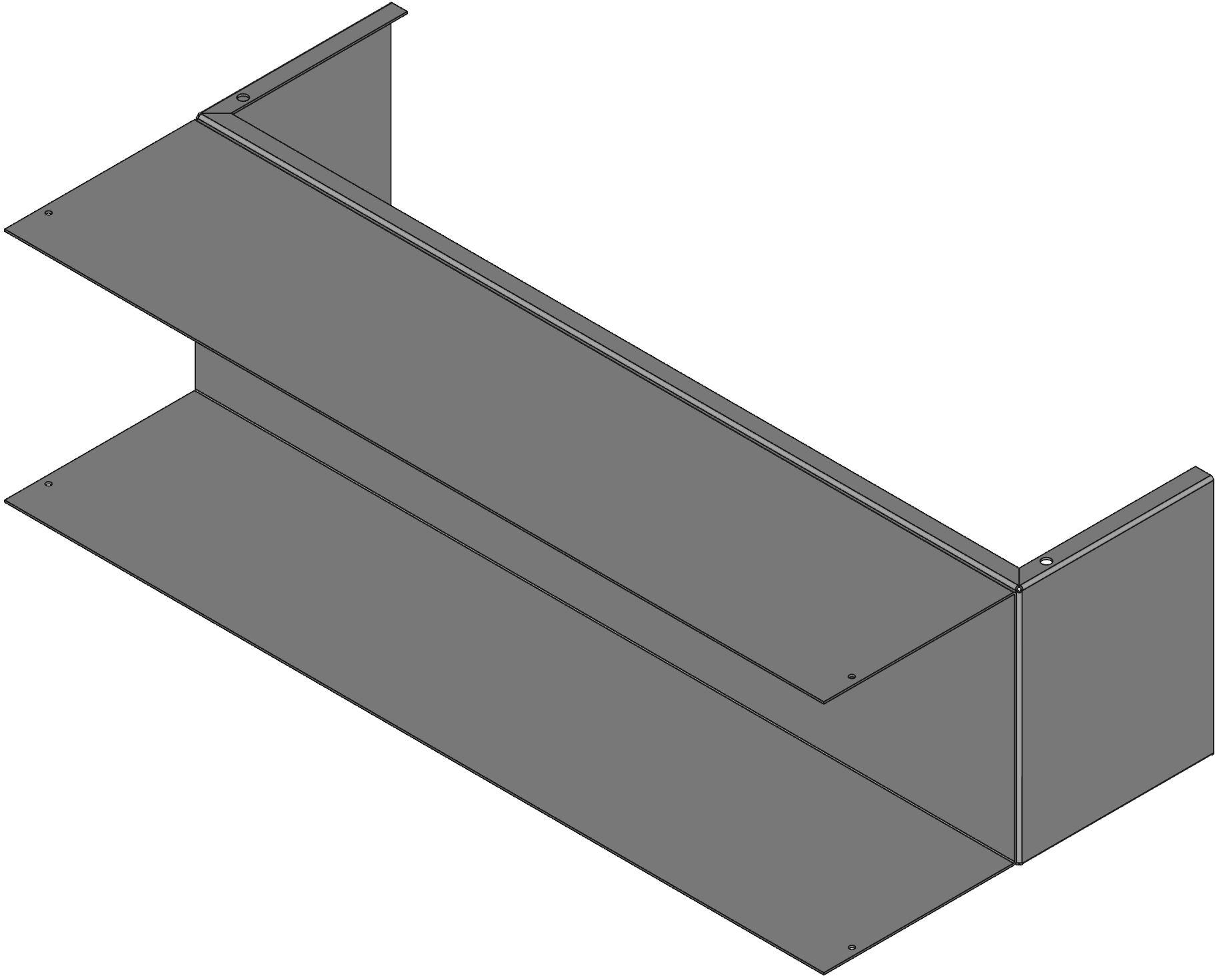 Hammond Manufacturing-1411ZU 箱、罩及架 Natural Aluminum Wall Mount Utility Enclosure