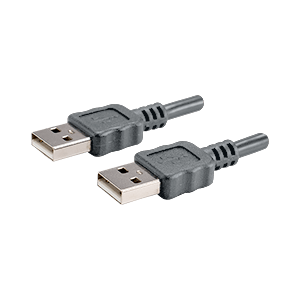 Same Sky (formerly CUI Devices)-CBL-UA-UA-20GP Cable Assembly USB Cable Assembly USB 2m USB 2.0 Type A to USB 2.0 Type A 4 to 4 POS M-M 28AWG
