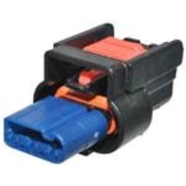 Delphi-13578335 Carcaza de cables discretos de conector Conn Housing F 3 POS Crimp ST Cable Mount Black