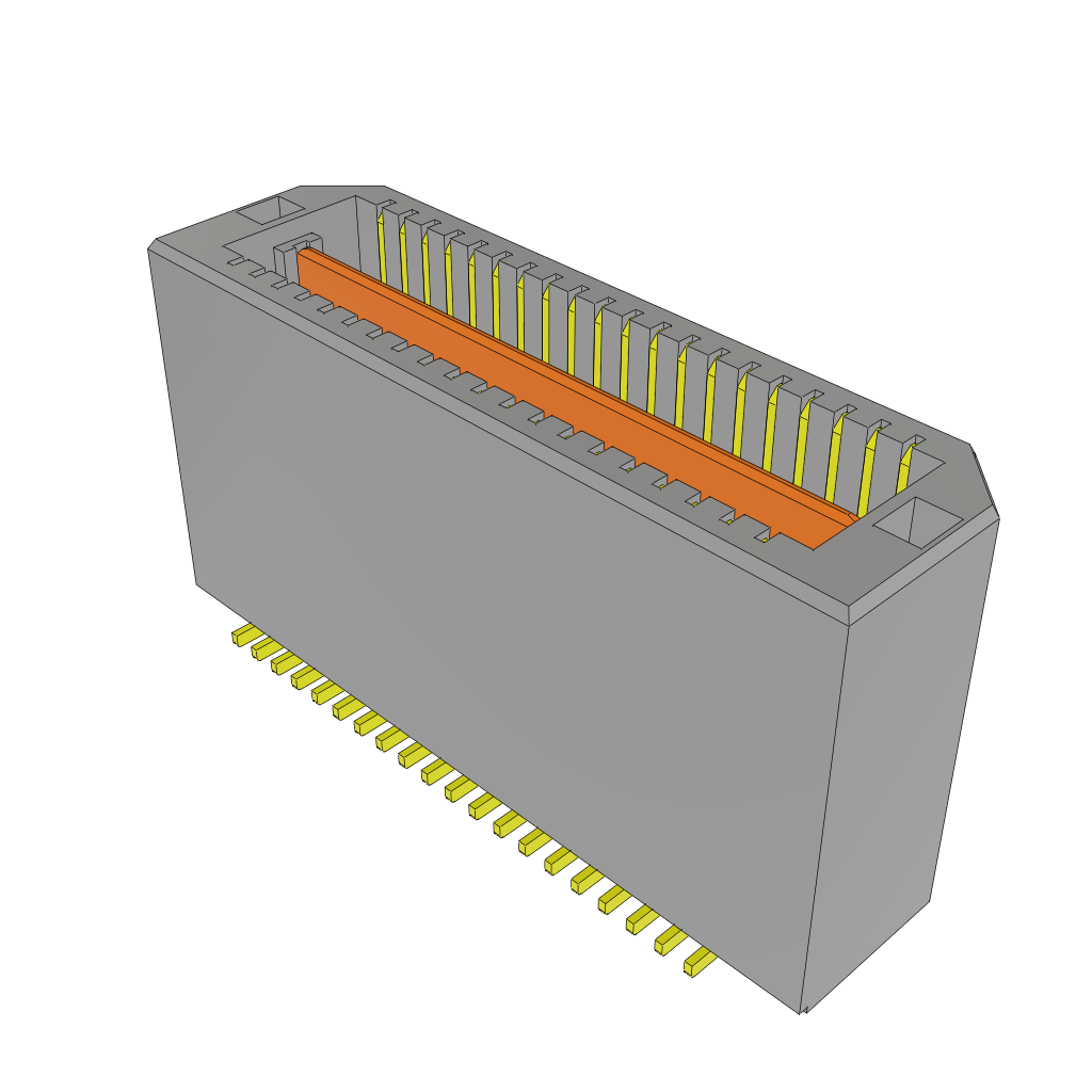 Samtec-QTE-020-03-F-D Connector Headers and PCB Receptacles Conn High Speed Micro Plane HDR 40 POS 0.8mm Solder ST Top Entry SMD Tray