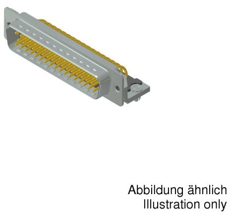 CONEC-163A18569X D-超小型连接器 Conn D-Sub PIN 50 POS Solder RA Thru-Hole 50 Terminal 1 Port