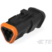 Deutsch Group-DT06-3S-CE13 Einzeladersteckverbinder, Gehäuse Conn Housing PL 3 POS Crimp ST Cable Mount Black Box