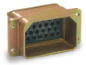 ITT Corporation-DPX3NE-A318-33P-23 Steckverbinder, rechteckig Conn Rack and Panel (3)PIN (106/106/106)Signal POS Crimp ST Panel Mount