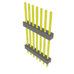 Conn Board Stacker HDR 7 POS 2.54mm Solder ST Top Entry Thru-Hole Bulk