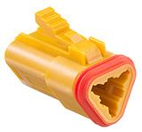 Molex-93445-2208 Carcaza de cables discretos de conector Conn Housing PL 3 POS Crimp ST Cable Mount Orange ML-XT™ Bag