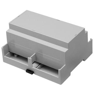 CamdenBoss Ltd-CNMB/6W/KIT Kästen, Gehäuse und Gestelle Light Gray Polycarbonate DIN Rail Module Box Kit