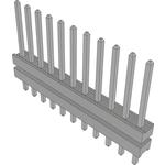 Conn Board Stacker HDR 11 POS 2mm Solder ST Thru-Hole Bulk