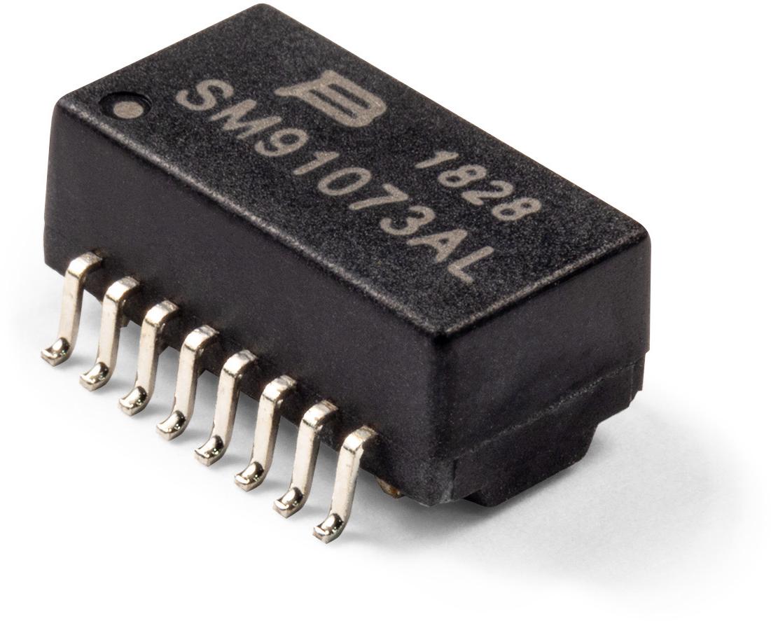 Bourns-SM91073AL-E 电信变压器 SM91073AL-E Bourns Telecom Transformer 1:1 1.4Ohm DCR 1Ohm DCR 16 Terminal Gull Wing Automotive - Arrow.com