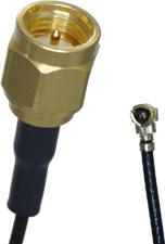 Cinch Connectivity Solutions-415-0091-250 同轴电缆组件 Cable Assembly Coaxial 0.25m UMC to SMA M-M