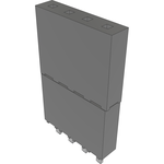 Conn Elevated Socket SKT 4 POS 2.54mm Solder ST Top Entry Thru-Hole Bulk