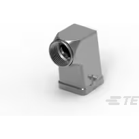 TE Connectivity-T1319030120-000 抽缩起动适配器 Hood 90° Die Cast Aluminum Box