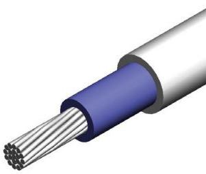 Judd Wire-M22759/34-2-5D Multi-Chip-Package-Speicher Single Conductor Cable 2AWG 10.54mm Tinned Copper White 600V