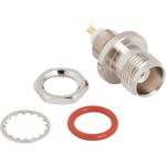 Conn TNC 0Hz to 6GHz 50Ohm Solder Cup ST Panel Mount RCP Gold