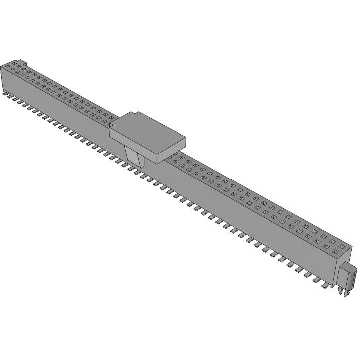 Samtec-SFM-150-02-STL-D-LC-P-TR Connector Headers and PCB Receptacles Conn Socket Strip SKT 100 POS 1.27mm Solder ST SMD TIGER EYE™ T/R