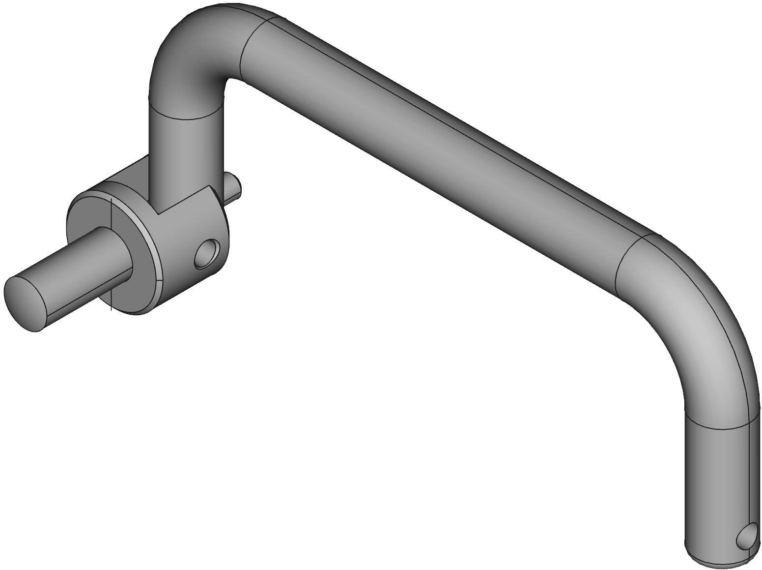 Hammond Manufacturing-M286-6 null Folding Metal Handles Sold In Pairs