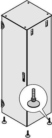 Schroff GmbH-23130079 null Castors and Plinths for Cabinets and Racks