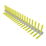 Conn Unshrouded Header HDR 20 POS 2.54mm Solder RA Side Entry Thru-Hole Bulk