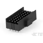 TE Connectivity-640506-1 连接器插头及 PCB 插座 Conn Shrouded Header (4 Sides) HDR 36 POS 4.2mm Solder ST Thru-Hole Bag