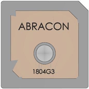 Abracon-APARM1804-SG3 Antena Antenna Patch 4dBi Gain Bulk