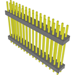 Conn Board Stacker HDR 32 POS 2.54mm Solder ST Top Entry Thru-Hole Bulk