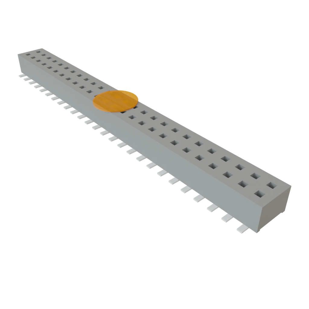 Samtec-CLP-126-02-L-D-K-TR Steckverbinderleisten und Leiterplattenbuchsen Conn Socket Strip SKT 52 POS 1.27mm Solder ST Top Entry SMD TIGER CLAW™ T/R