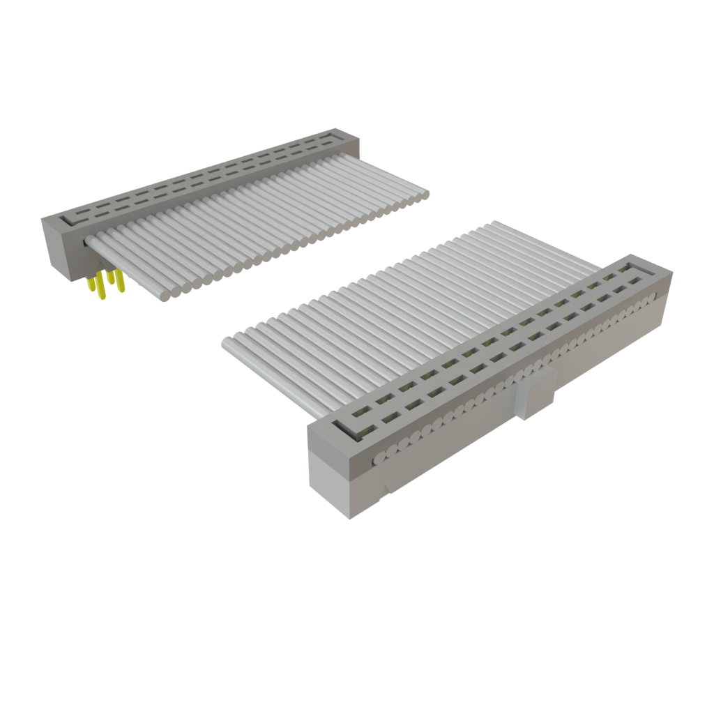 Samtec-TCMD-15-T-06.00-01-N Flachband Kabelbaugruppen Cable Assembly 0.152m 28AWG 1mm 30 to 30 POS IDC Connector to IDC Connector F-M TIGER EYE™ Clamshell
